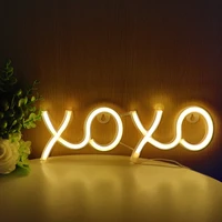 wholesalexoxo led neon greeting modeling sign lamps home club party holiday wedding birthday decoration bedroom night light