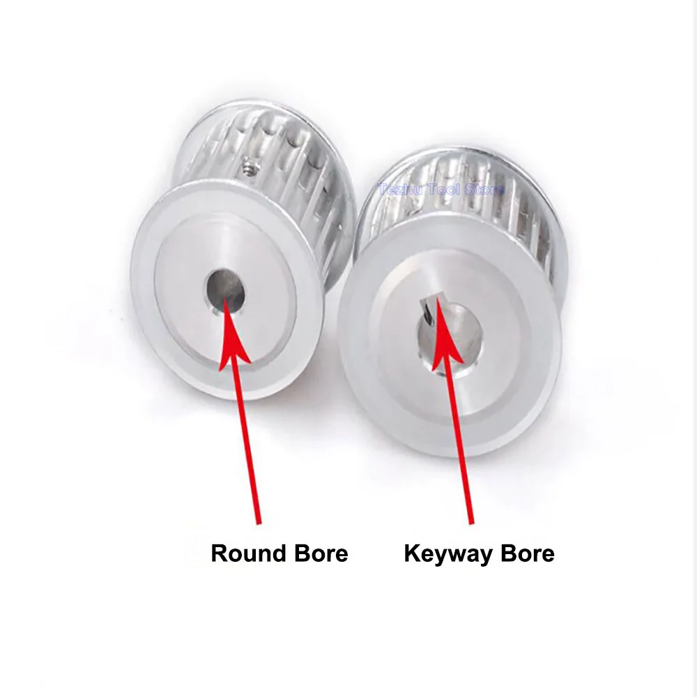 HTD 8M-AF 28-зубчатый шкив синхронизации синхронный с круглым отверстием шпоночный