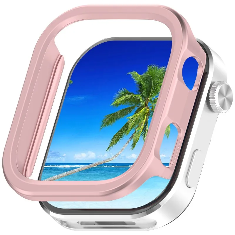 Фото Полый чехол для ПК для Redmi Watch 6, защитный браслет, пустой полубампер, защитная рамка для Redmi Watch6, аксессуары в виде корпуса №5