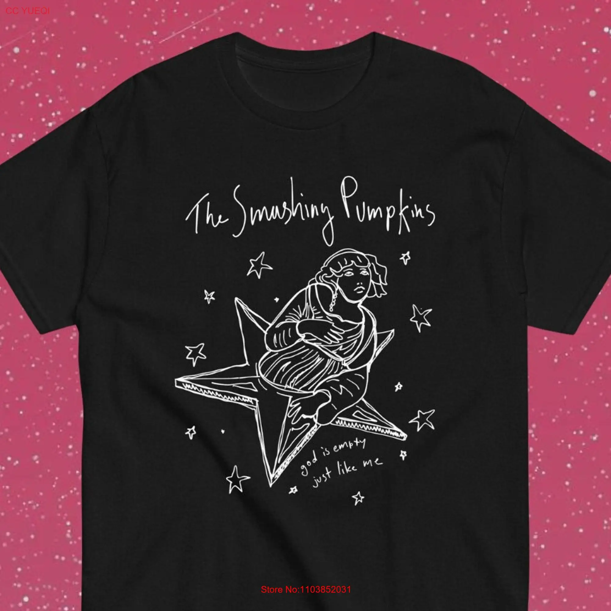 Футболка Smashing Pumpkins с длинными или короткими рукавами