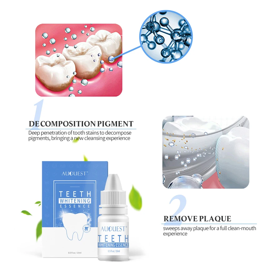 Сыворотка для отбеливания зубов очищает рот освежает дыхание эссенция удаление