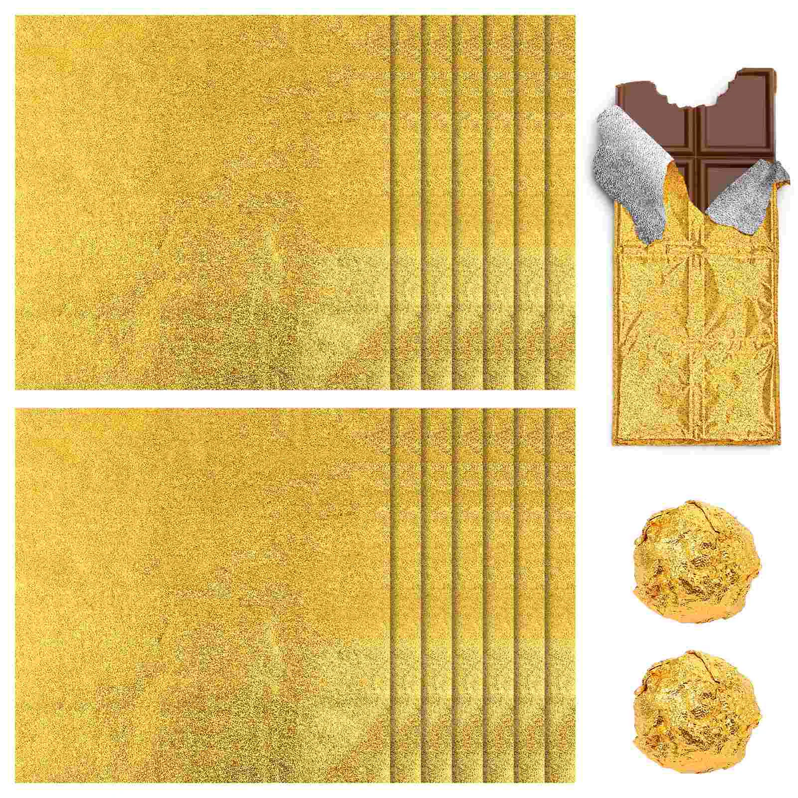 200 шт. фольги для шоколада упаковки конфет карамелей обертывания батончики торта