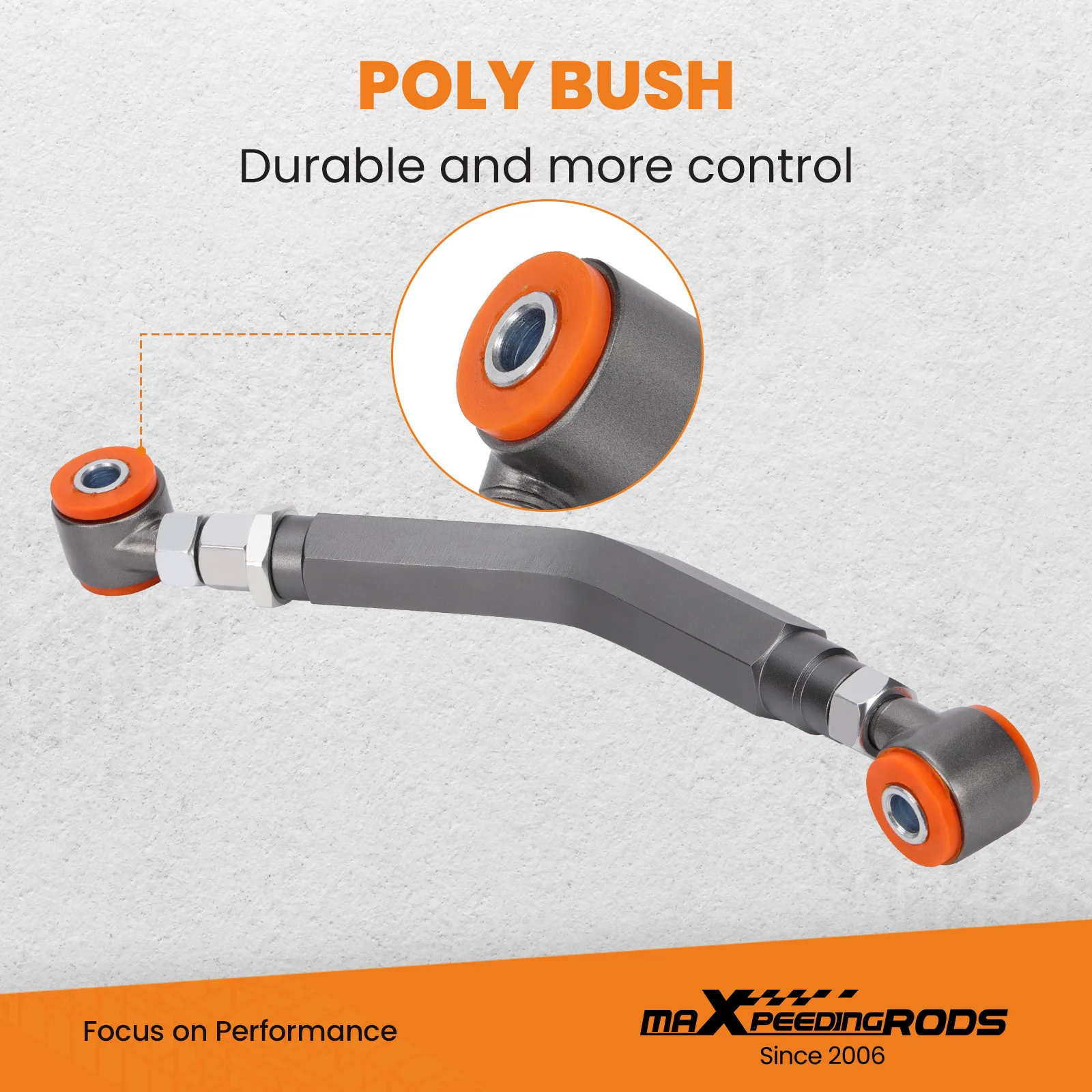 Комплект регулируемых задних рычагов верхнего развала MaXpeedingrods для Dodge Charger 2006-2021