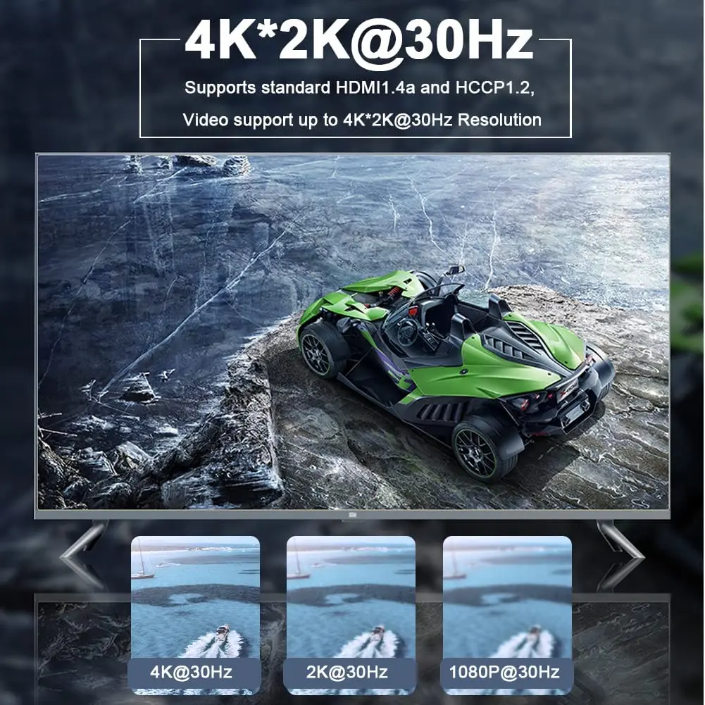 4K HDMI Optical Transceiver HDMI 1.4a/ 2.0 Over Fiber Extender Resolution Up to 4K@30HZ/60Hz Simplex LC 300m Video converter