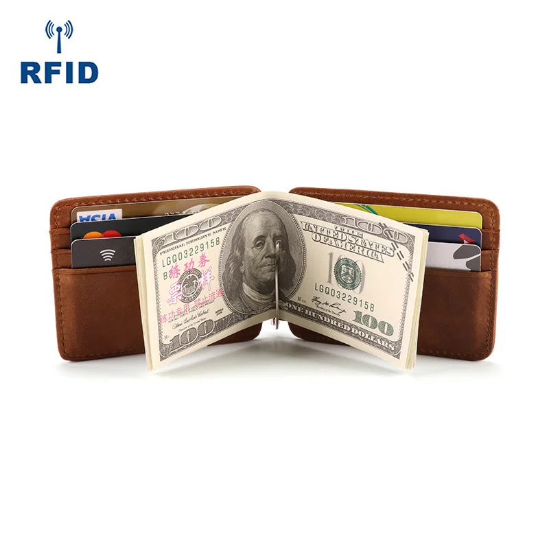 New Men's Wallet Short Multi-function Fashion Casual Draw Purse Card Wallet Credit Card Holders for Men Cardholder Bags