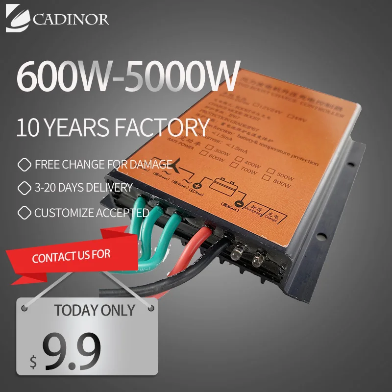 

Контроллер заряда ветряной турбины MPPT, 600 Вт, 10 А, 40 А