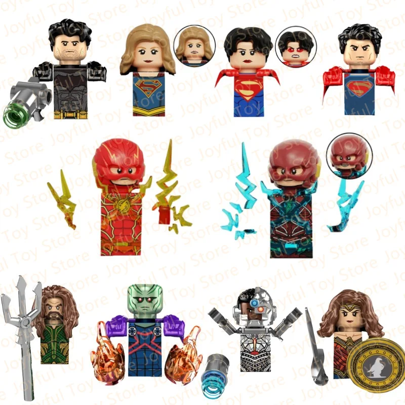 S Superheroes Supergirl Building Blocks General Zod Bricks Dolls Toys Gifts