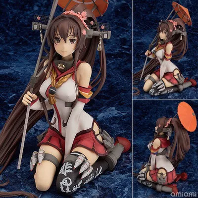 Фото Аниме-фигурка Amiami Kantai Collection: Сексуальная и милая аниме-девушка, коллекционная модель из ПВХ, украшение для рабочего стола для взрослых коллекционеров №2