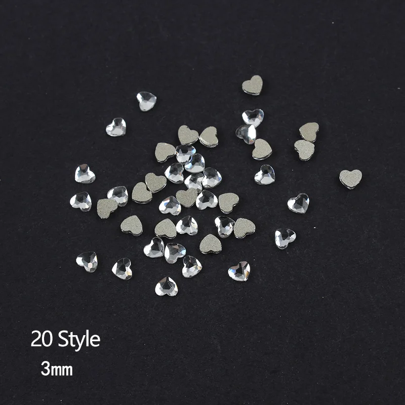 Серия Стразы для дизайна ногтей с плоским кристаллом основной модели