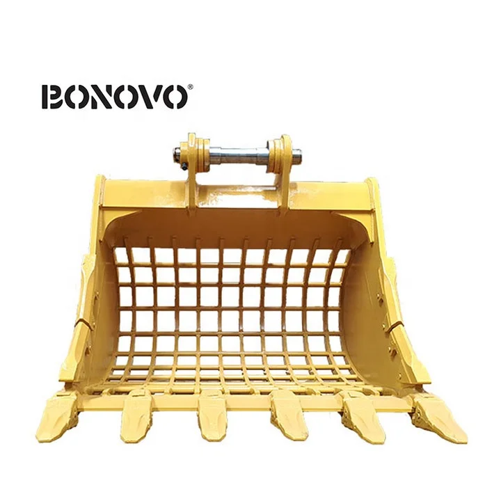

BONOVO china OEM ODM excavator sieve bucket excavator skeleton bucket factory
