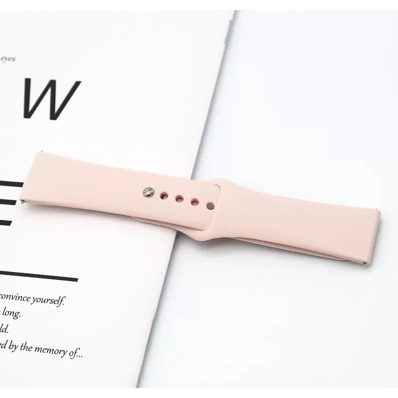 20mm 22mm Band for Samsung Galaxy Watch 4 40mm 5 Pro active 2 Gear s3 accessories correa silicone bracelet HUAWEI GT 2 3 strap