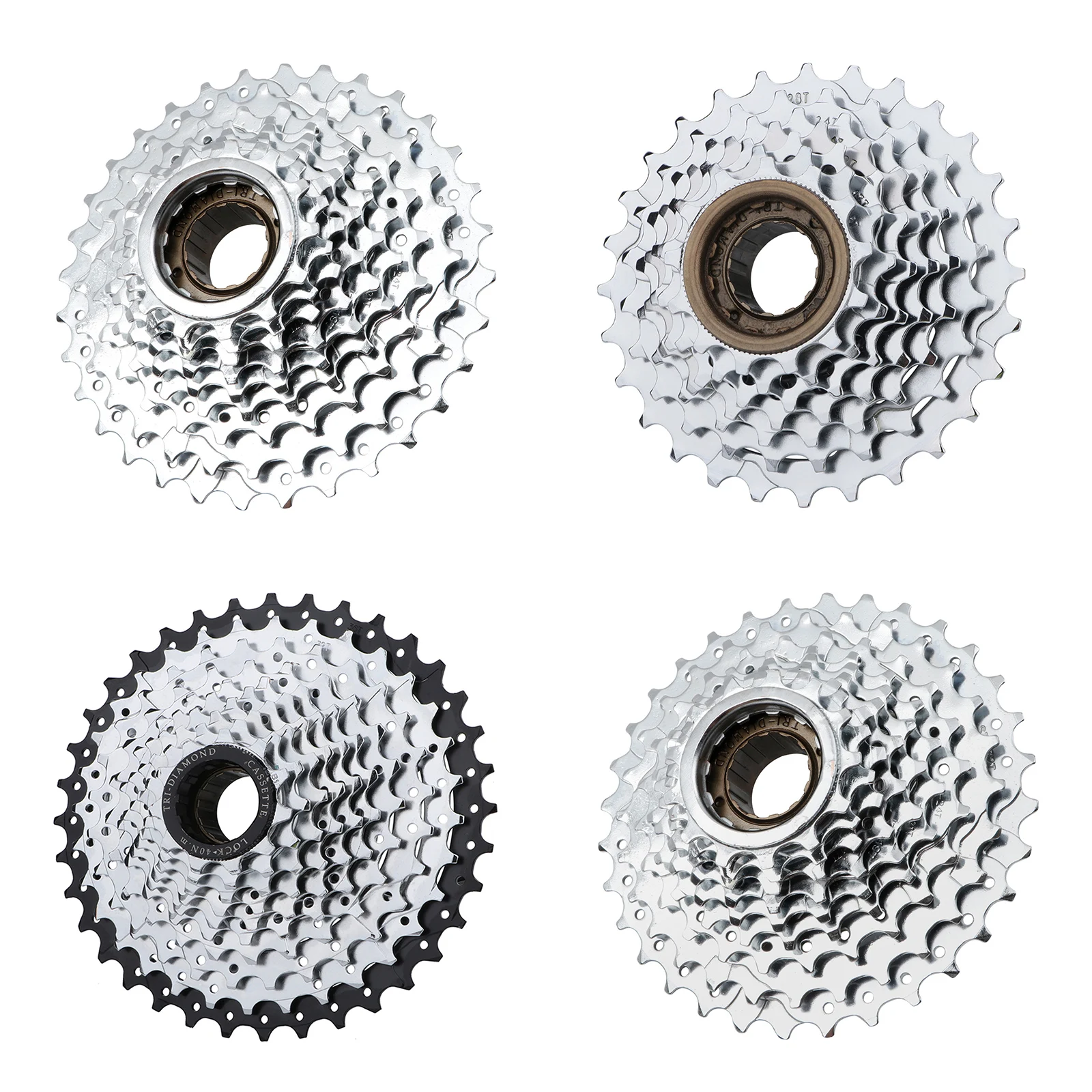 

MTB Bicycle THREAD TYPE 6/7/8/9/10 SPEED SPROCKET Bike Casstte Thread Type Sprocket Spin Flywheel Spin Flywheel Components