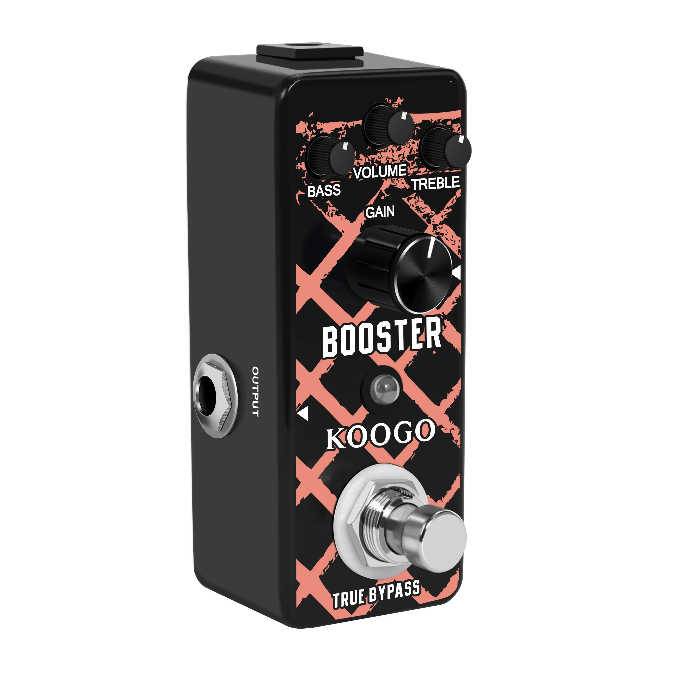 Koogo LEF-318 Guitar Booster Pedal Pure Boost Effect Pedals Analog Pure Signal Amplification Sound Encouraging