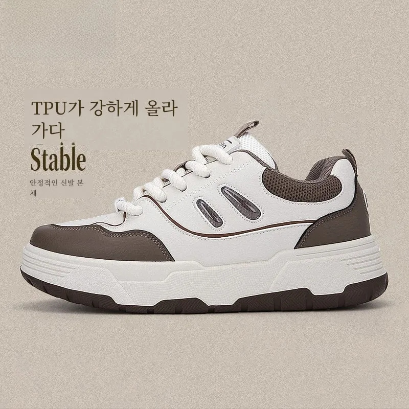 Мужская обувь Mulinsen новинка 2024 весенне-осенний дизайн черно-белая повседневная