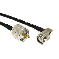 wireless router cable tnc male right angle to uhf type male pl259 pigtail cable rg58 50cm100cm wholesale