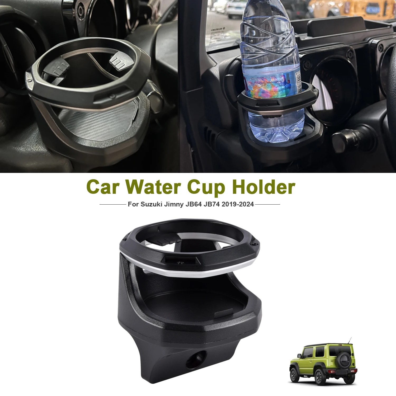

Новый автомобильный держатель для бутылки с водой для Suzuki Jimny, держатель для напитков, подставка, кронштейн, органайзер, аксессуары для интерьера