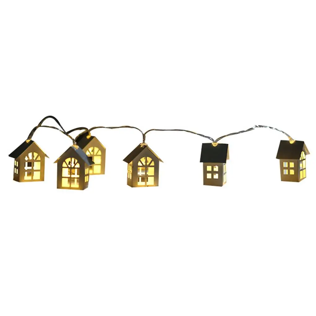 

Светодиодный ная деревянная Гирлянда для дома, 2 м, 10 светодисветодиодный