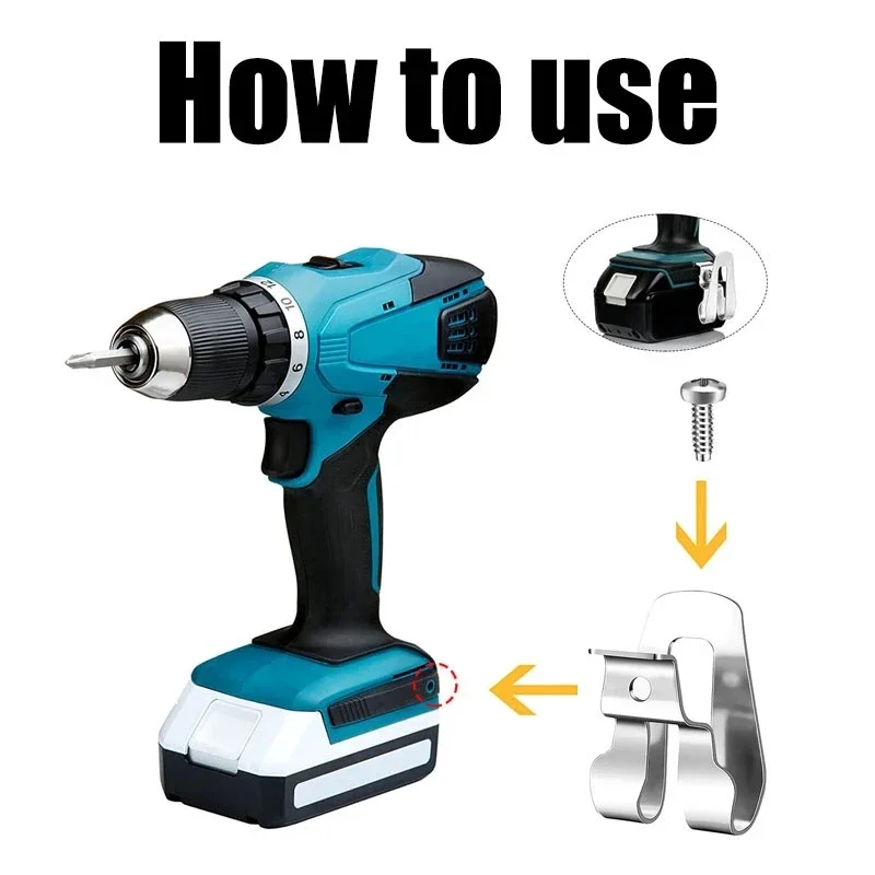 3 шт. крючок для ремня зажим электрической дрели кобура улучшение пути переноски