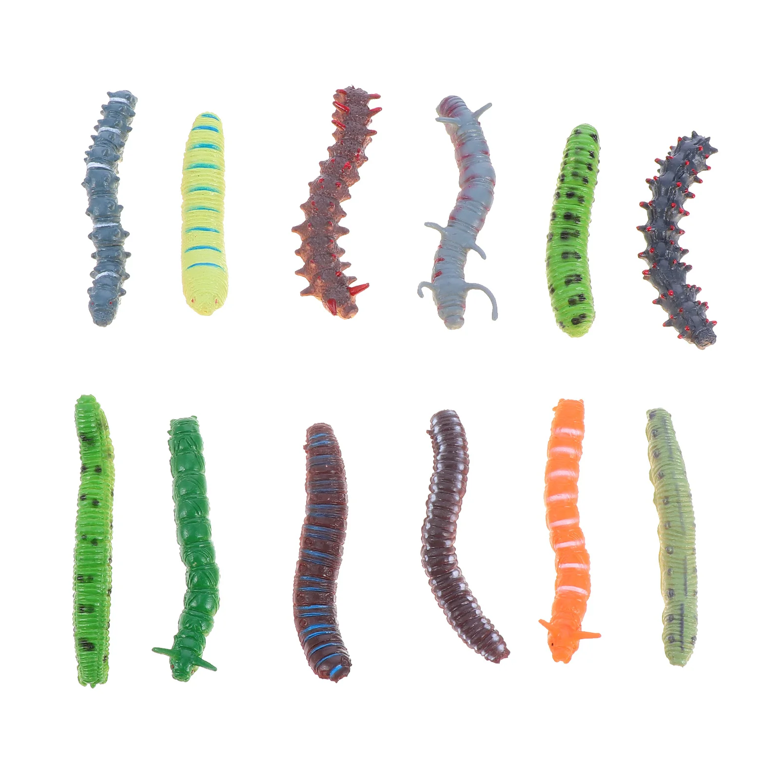 

12 Pcs Funny Prank Toy Tricky Simulated Caterpillar Fake Crawling Joke Toy
