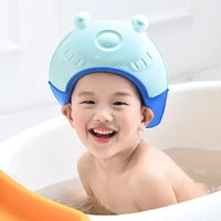 baby shampoo ear protection cap soft glue childrens shower cap waterproof shampoo cap