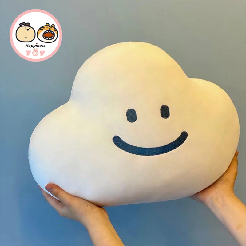

Ins Korean Marshmallow Ultra-soft Smiley Cloud Creative Pillow Plush Toy Valentine's Day Birthday Gift Room Decoration