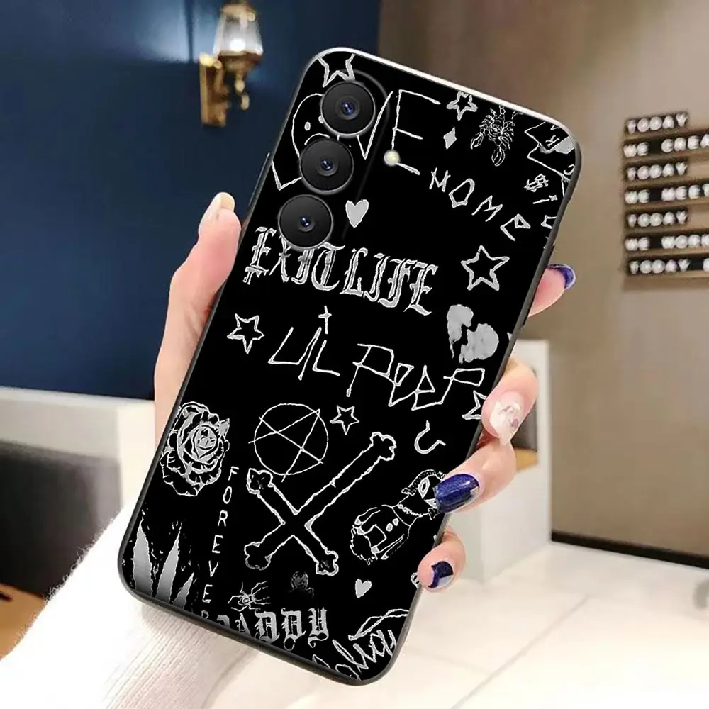 Фото Чехол для телефона Rapper Cry Boy Lil P-Peep для Samsung Galaxy S26 S25 S24 S23 S22 S21 S20 FE Ultra Plus, силиконовый чехол-накладка №4