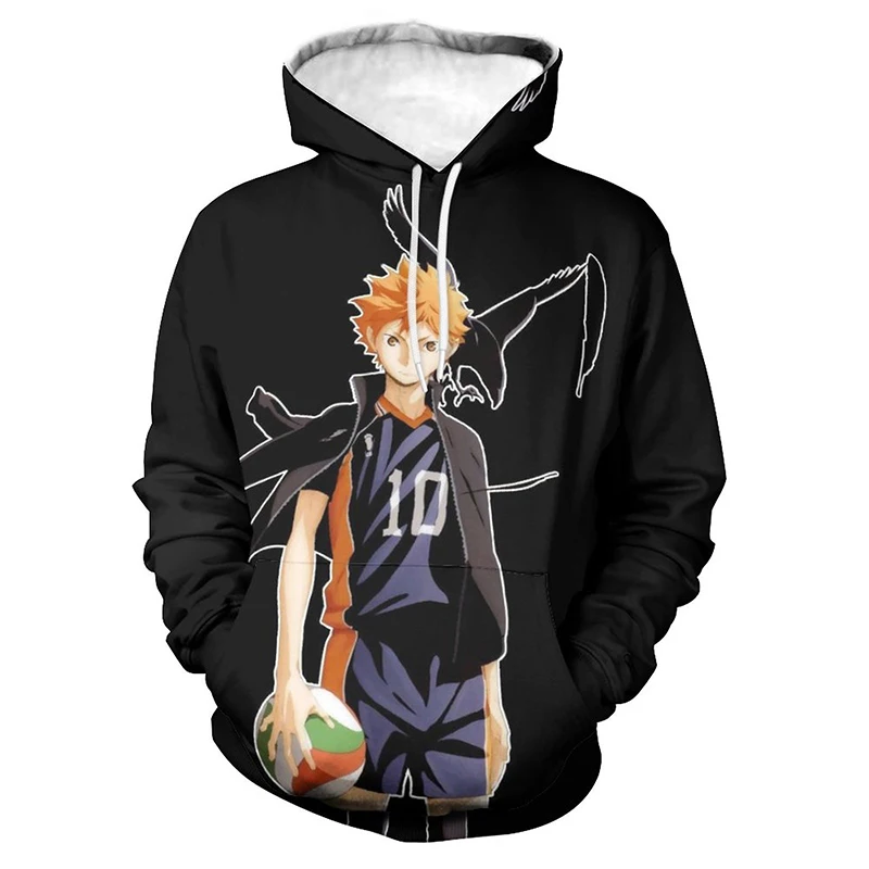 

3D Print Haikyuu Cartoon Anime Fashion Hoodies Boy Girl Kids Kawaii Funny Swearshirts Tops Casual Hoody Men Women Children
