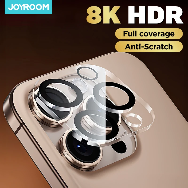 Фото Защитное стекло Joyroom HD для объектива камеры iPhone 18 Pro Max, защитная пленка из закаленного стекла для iPhone 17, 16, 15 Pro Max №5