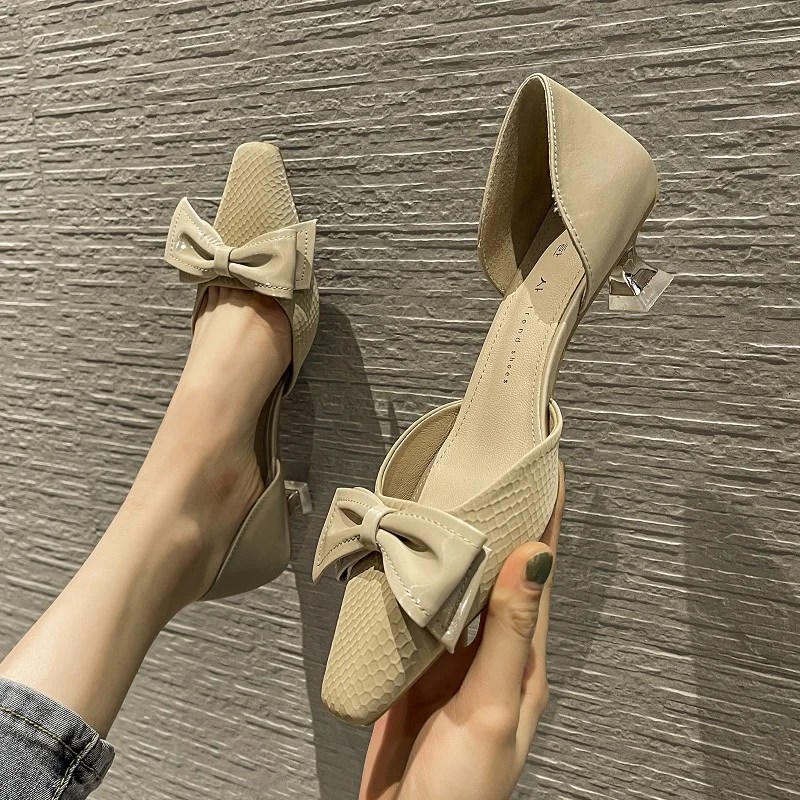 

Туфли женские на квадратном каблуке, сандалии без застежки, лоферы, квадратный каблук, удобная обувь на массивном каблуке, цвет черный, лето