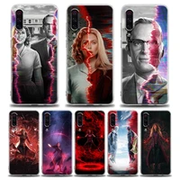 marvel wanda and the vision case for xiaomi poco x3 nfc x3 m3 f3 mi note 10 9t 11 11x 11t 10t 12 redmi 10 9a 9 9t 9c 5g case