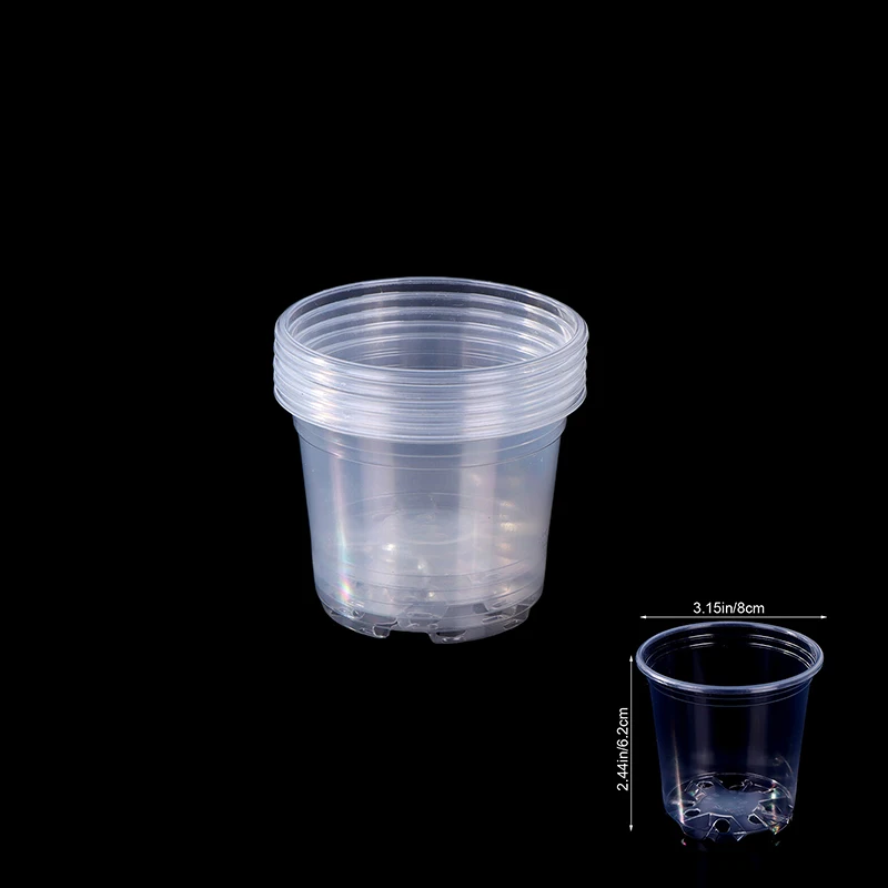 

Детские прозрачные пластиковые горшки SHNGki 5 шт., 6 размеров