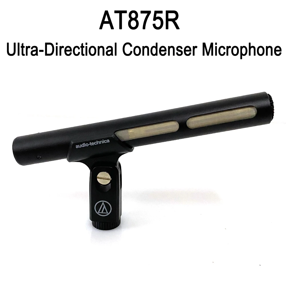 

audio-technical AT875R recording microphone Shotgun line+gradient condenser microphone