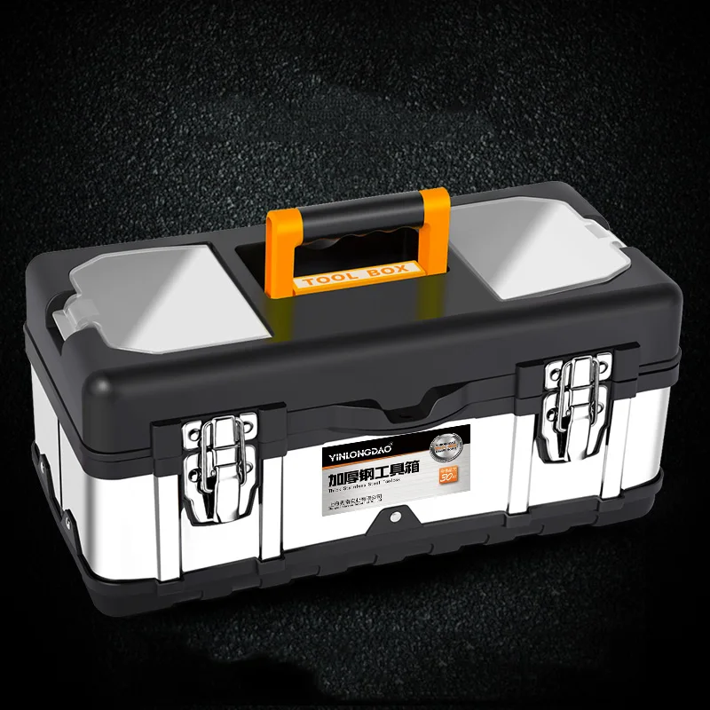 Metal Case Tool Box Automotive Toolbox Modern Tool Box Trolley Without Tool Maletin Herramienta Shockproof Briefcase XF150YH