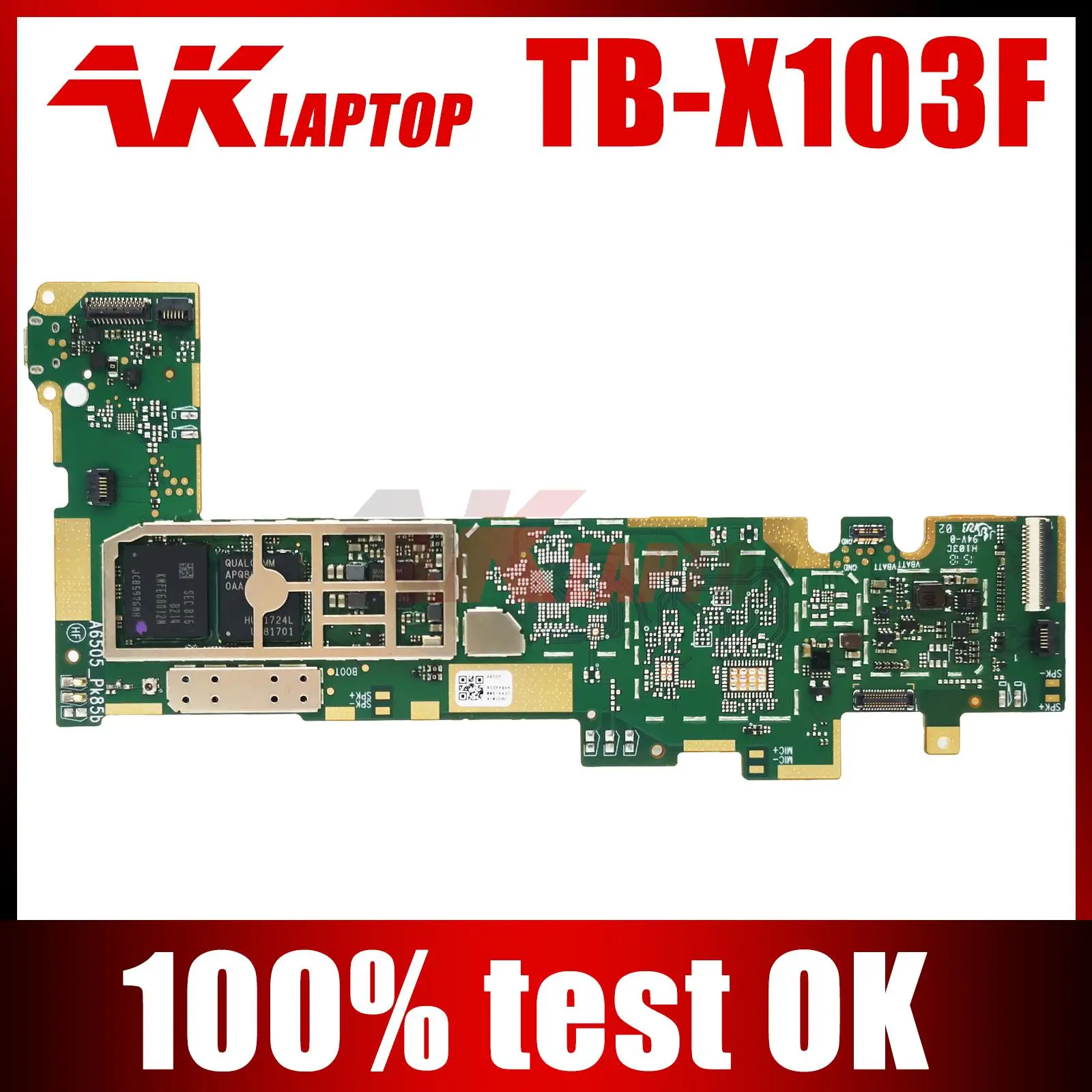 

Motherboard Work fine 100% test For Lenovo Tab 3 10 Plus TB-X103F TB-X103 X103F tablet pc 16GB