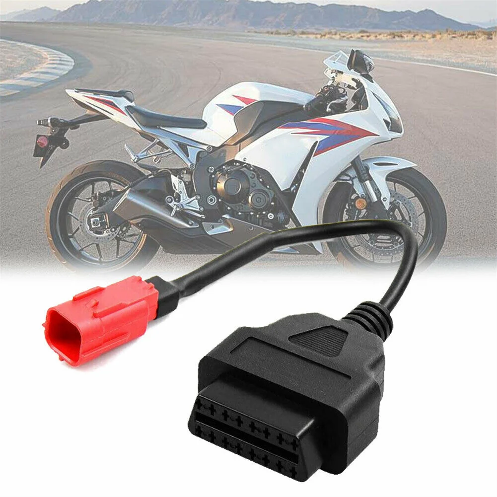 Motorcycle Adapter Cable OBD2 To 6pin Diagnostic Scanner Cable Adapter Accessories For Honda Motorcycle ATV