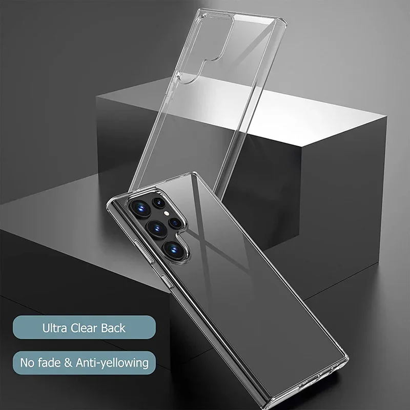 Полиция ФБР Прозрачный чехол для Samsung Galaxy S24 S23 S22 Ultra S21 S20 FE TPU Capa телефонные чехлы S10