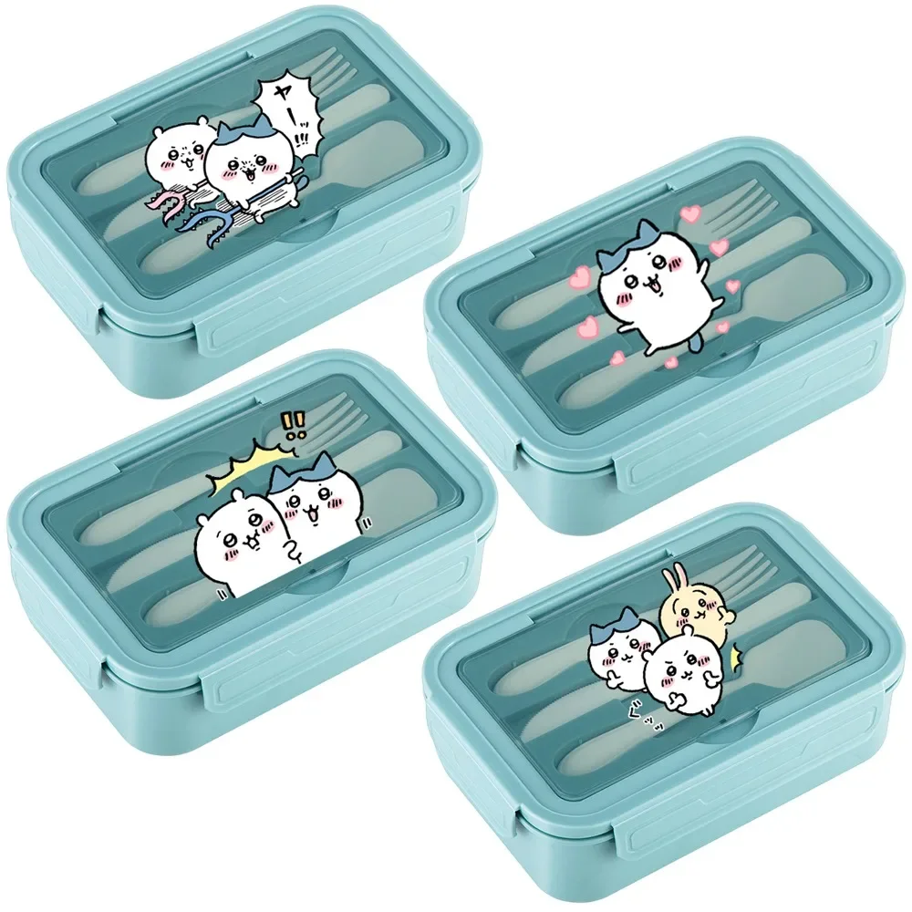 Аниме Chiikawas Usagi Hachiware Микроволновая печь Отопление Ланч-бокс Еда Фруктовый салат