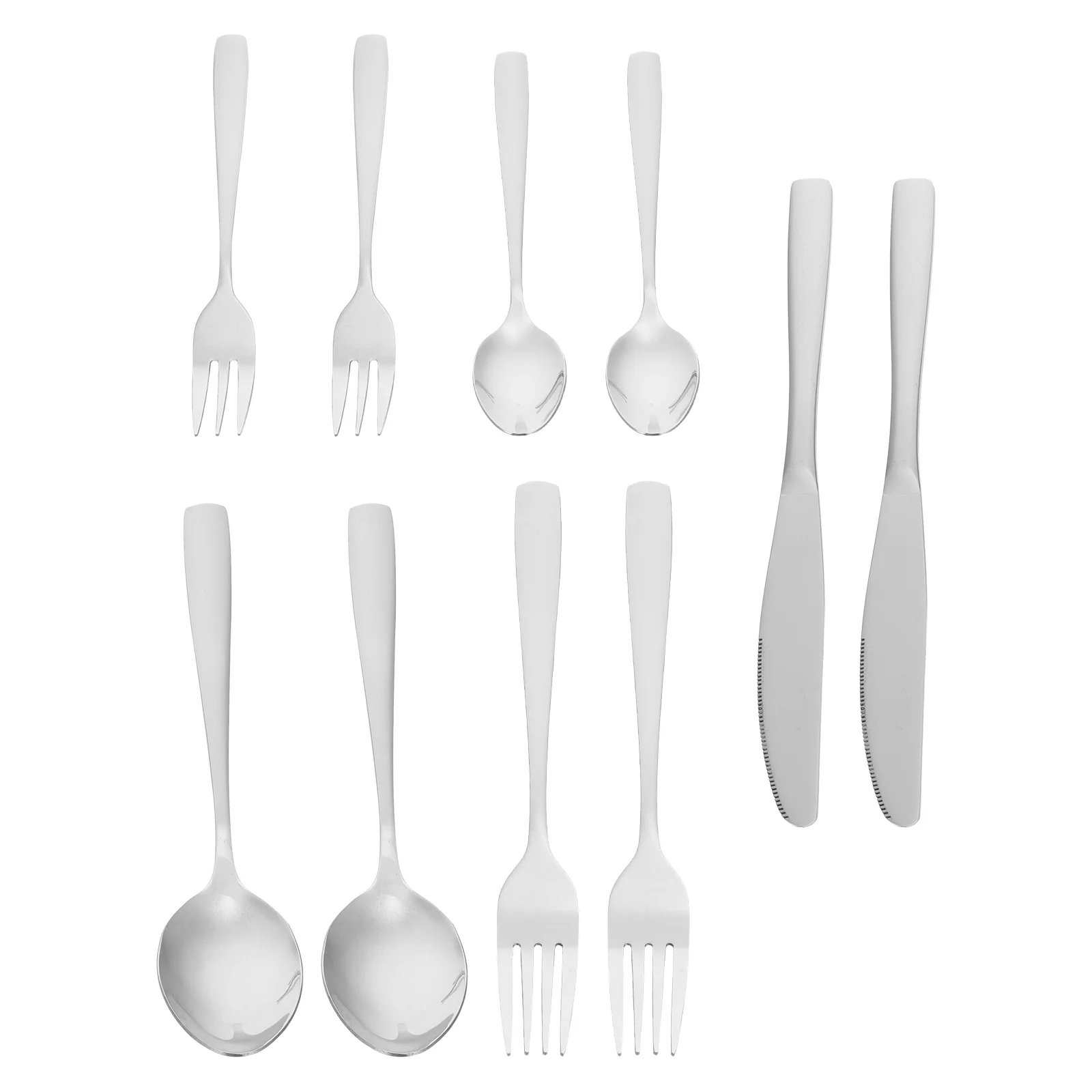 

1 Set Durable Useful Convenient Practical Simple Cutlery Set Home Tableware for Home