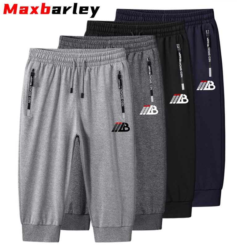 

Summer New Casual Sweatshorts Men Shorts 2022 Cotton Baggy Joggers Breeches Pants Capris Male Knee-Length Workout Slim Men Pants