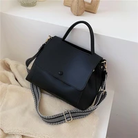 fashion simply pu leather crossbody bag for women 2022 solid color shoulder messenger bag lady chain travel handbag dropshipping