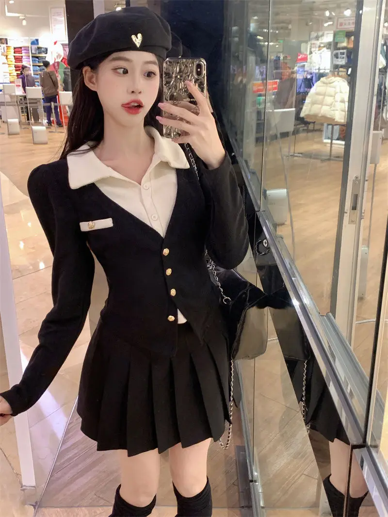 Женская футболка-поло с длинным рукавом воротником-поло