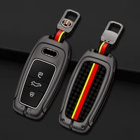 alloy car remote key case cover shell fob for audi a1 a3 a4 a5 a6 a7 a8 q3 q5 q7 s4 s5 s6 s7 s8 r8 tt protector holder keyless