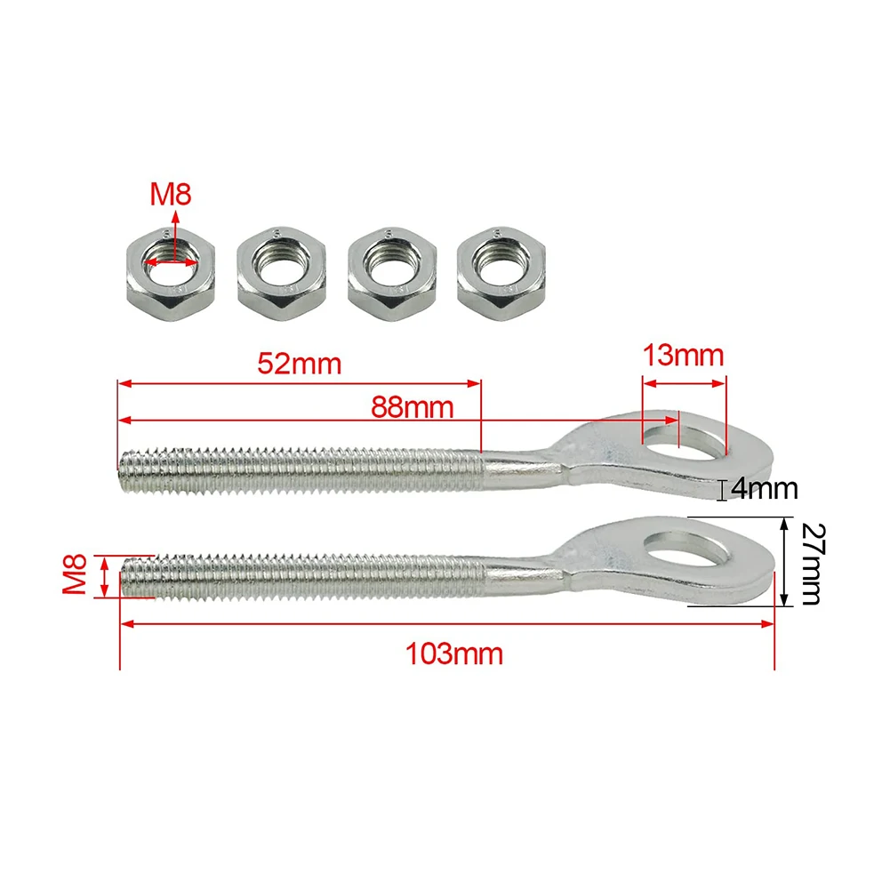 2 шт./комплект натяжитель цепи для мотоцикла 0 4 дюйма