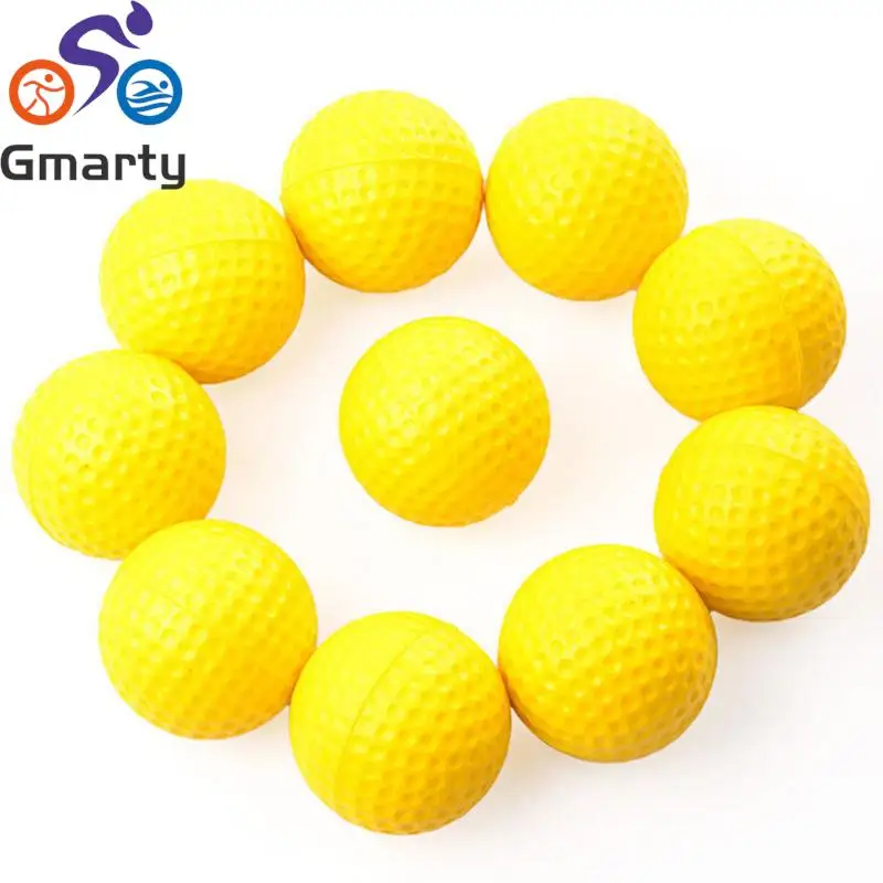 S 10pcs Yellow  Indoor Outdoor Practice Training Ball Sports Game