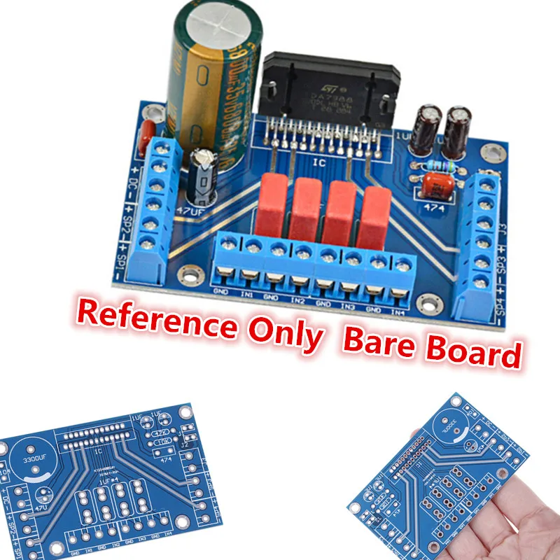 

1Pc Hot 12V New DC Power Amplifiers TDA7388 Four Channel 4x41W Audio BTL PC Car AMP PCB Bare Board