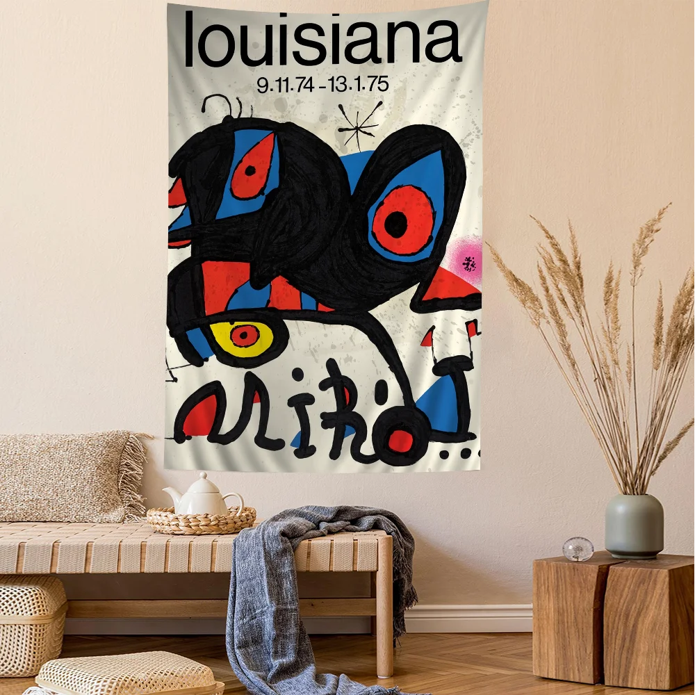 Джоан Миро Висит Богемный Гобелен Богемные Настенные Гобелены Мандала Дешевые