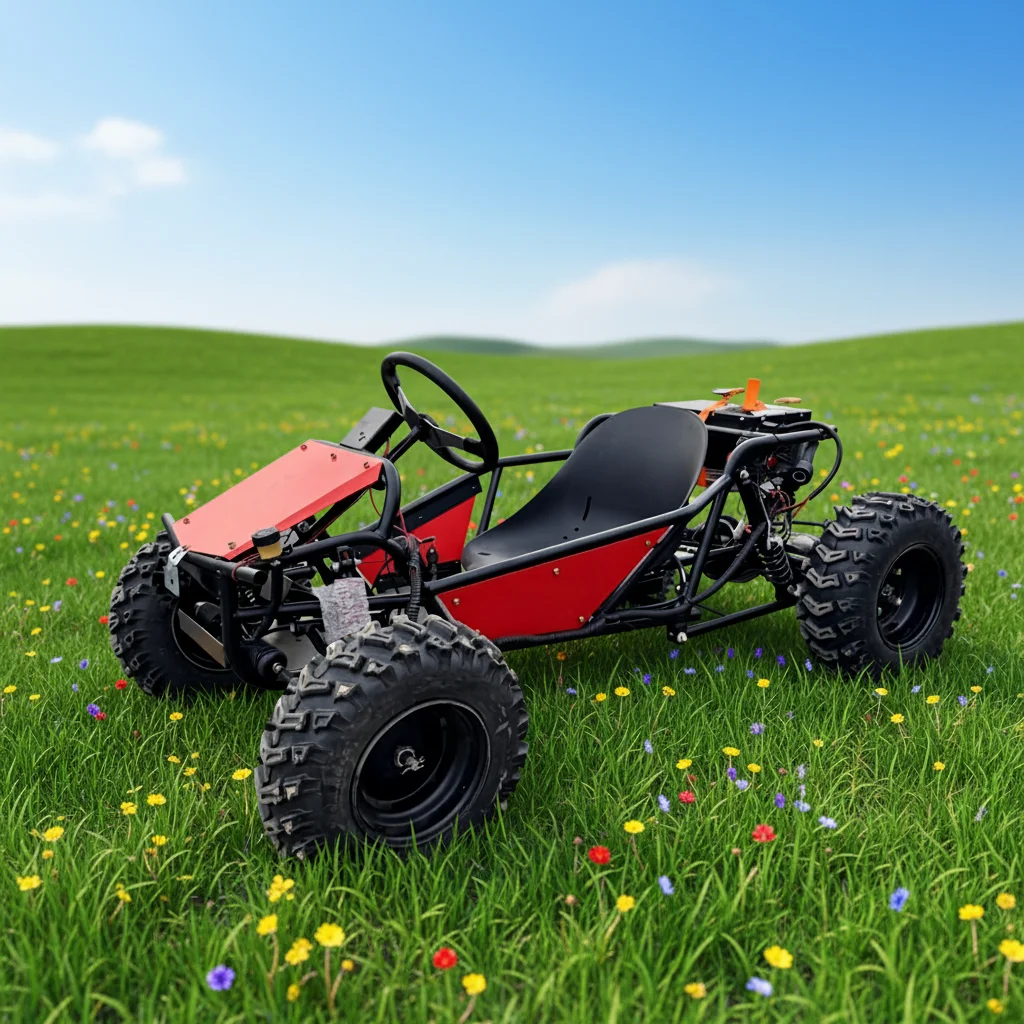 Фото Гоночный карт Crazy Racing KartRider212cc с рулевым управлением, большой взрослый гоночный карт, внедорожный карт для любых типов местности, скорость и страсть. №2