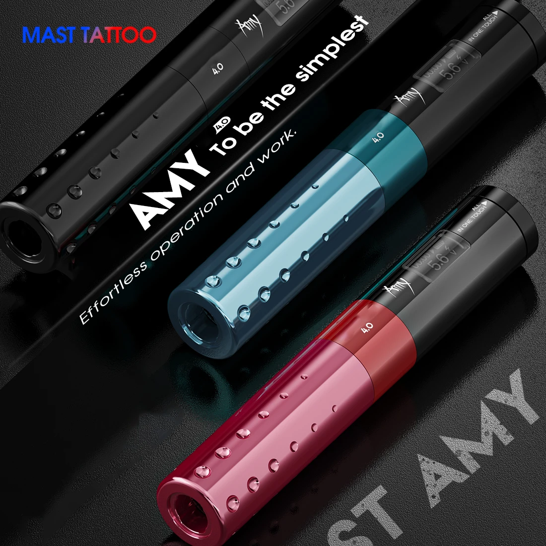 Новинка беспроводной аккумулятор Mast Tour Amy 4 0 ротационная тату-машинка с двумя