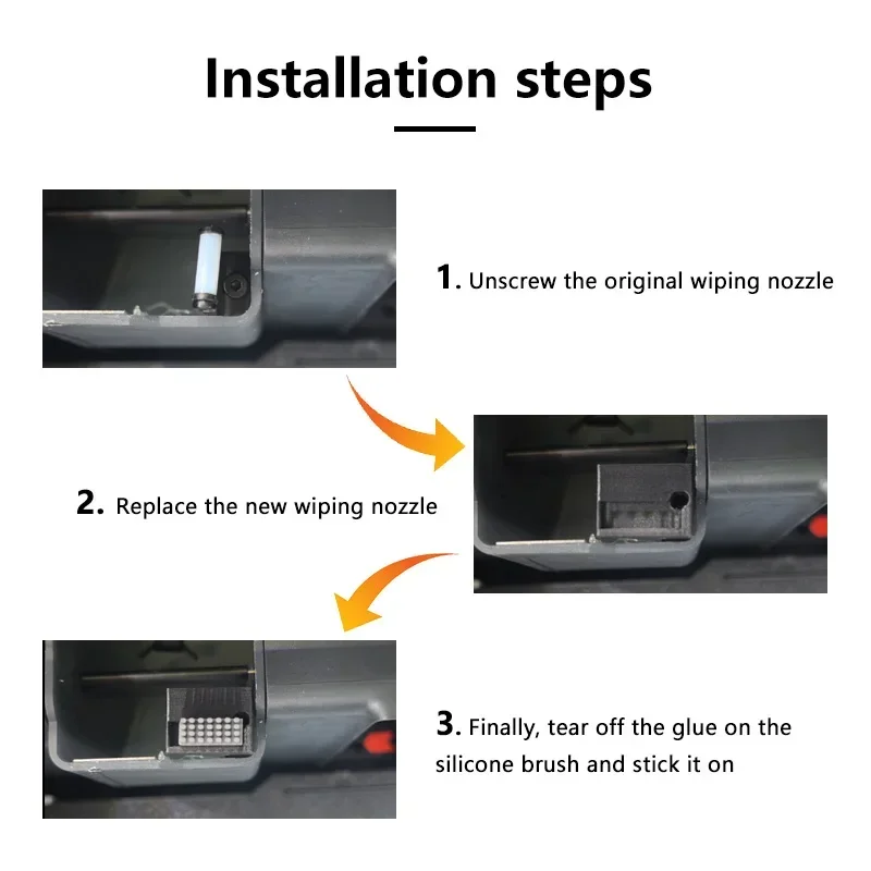 Набор из 3 инструментов для протирки головки 3D-принтера ZANYAPTR Bambu Lab X1 P1