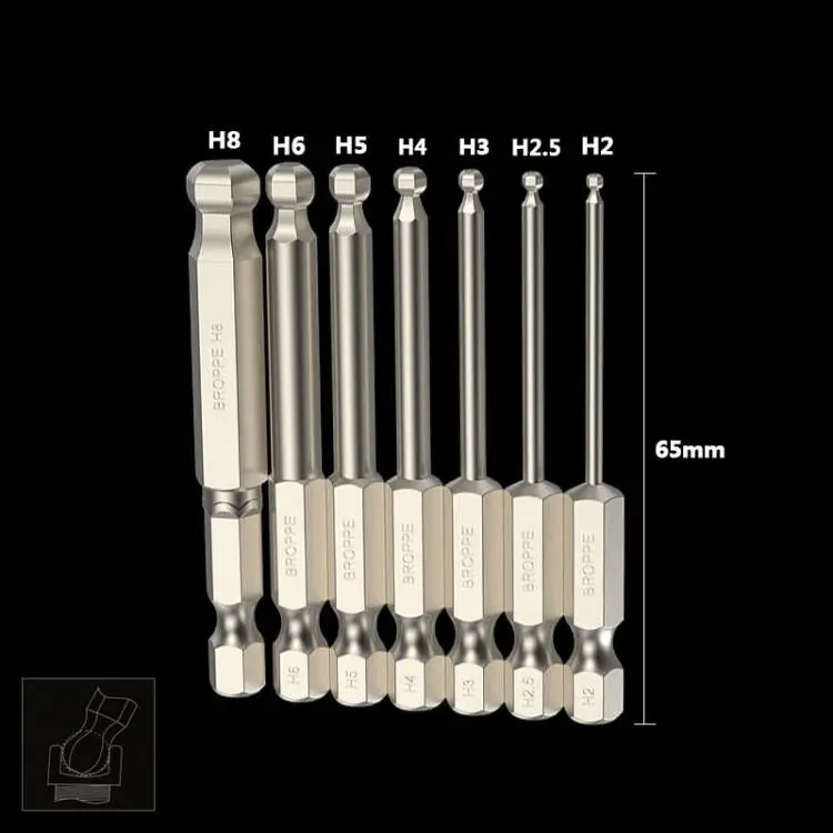 

Фотошуруповерт с шестигранной головкой, 65/100/150 мм